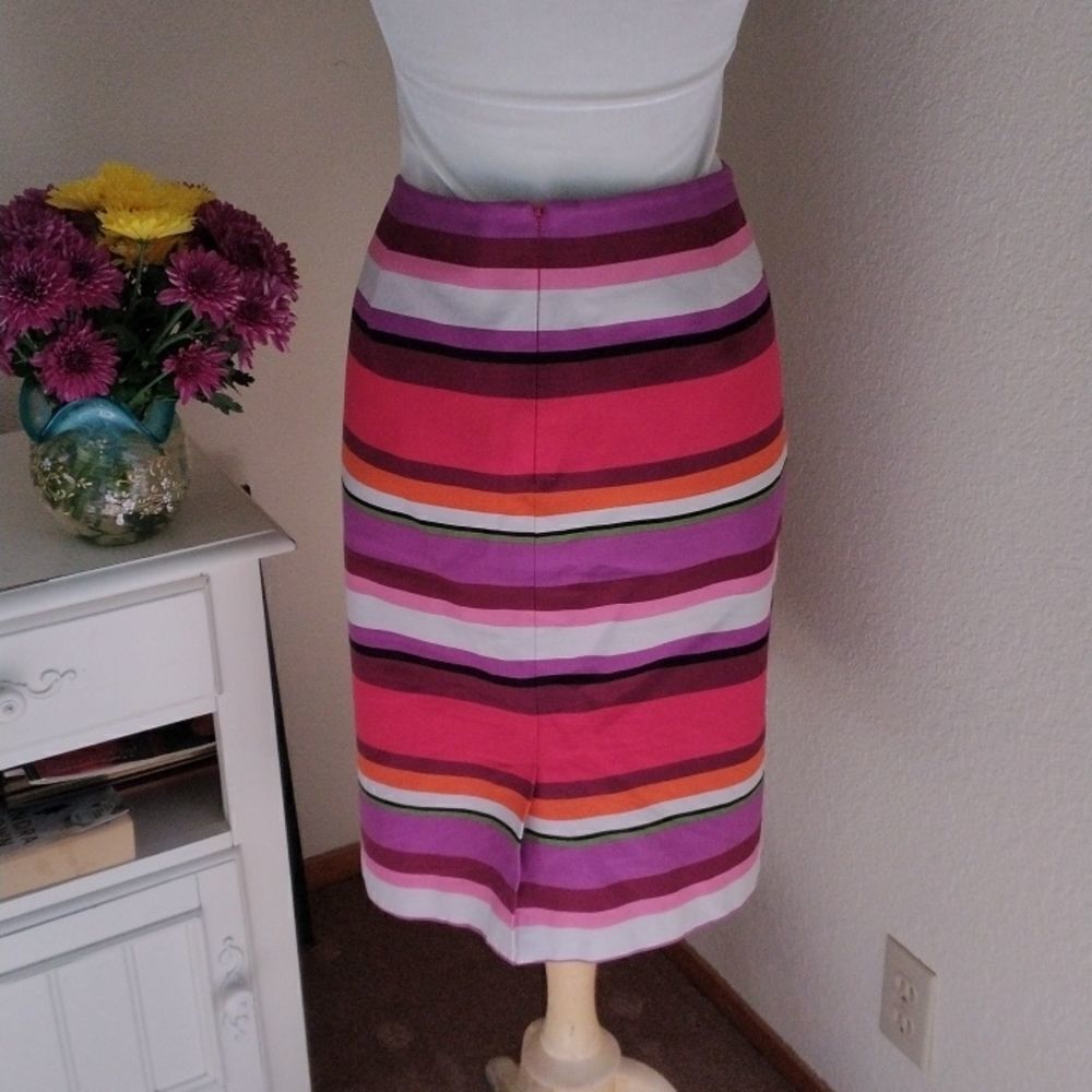 Liz Claiborne Striped Skirt - Picture 3 of 8
